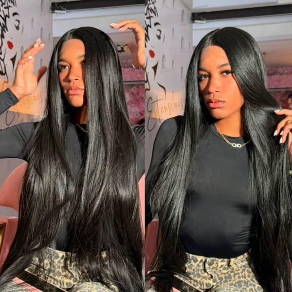 Peluca seminatural de 200 usd's foto | Laly Extensiones |  BizneCubano