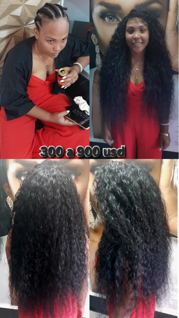 💫 Peluca Lace Frontal Rizada Negra XL – Volumen Natural que Impone's foto | Laly Extensiones |  BizneCubano